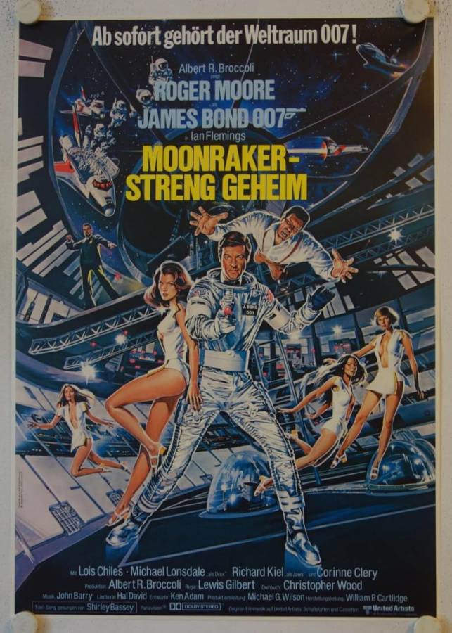 Moonraker original release german movie poster